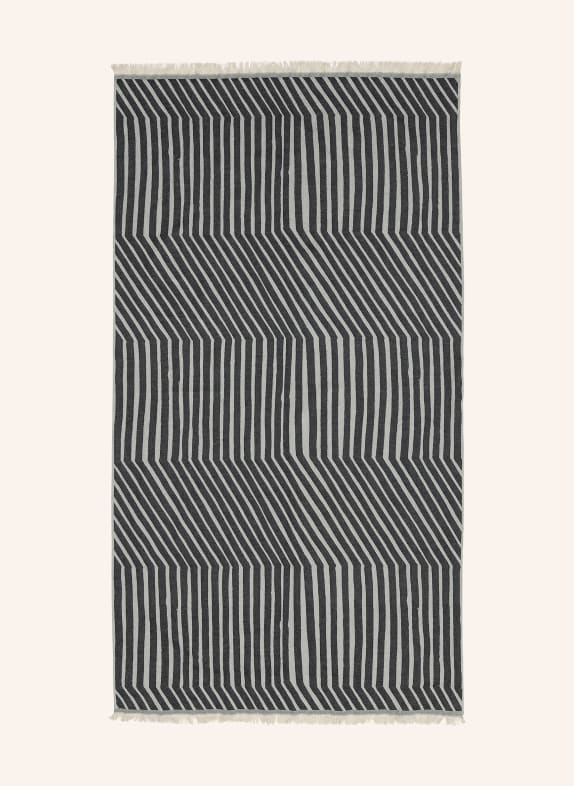 marimekko Badetuch KALASÄÄSKI SCHWARZ/ WEISS