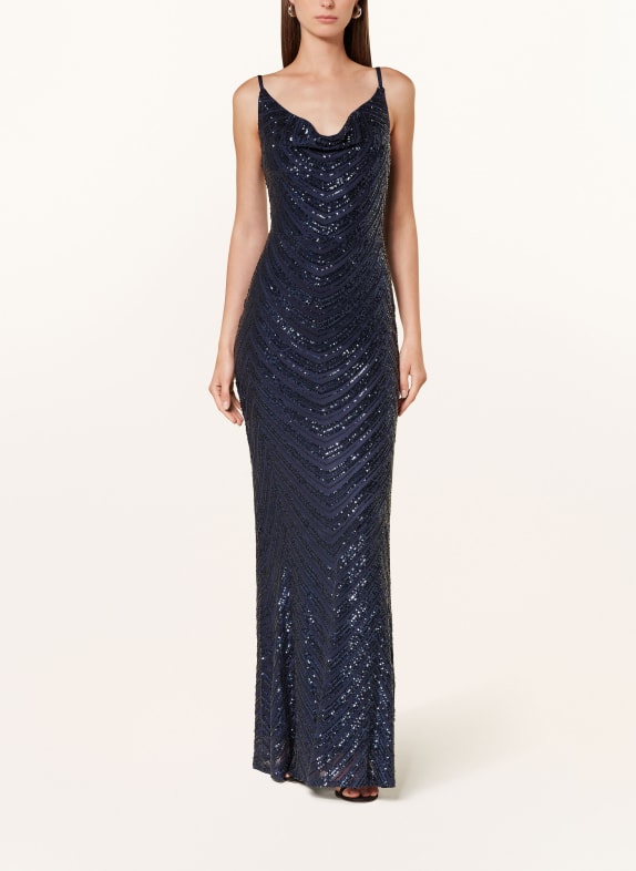 LIPSY Evening dress PAIGE with sequins DARK BLUE