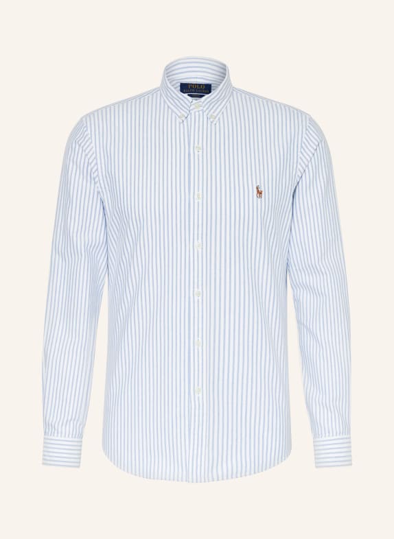 POLO RALPH LAUREN Oxford shirt slim fit WHITE/ LIGHT BLUE
