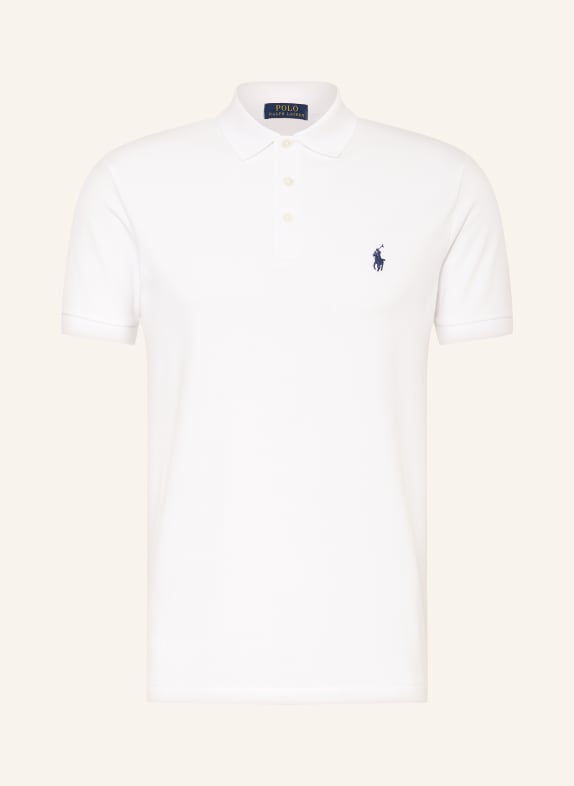 POLO RALPH LAUREN Piqué polo shirt custom slim fit WHITE