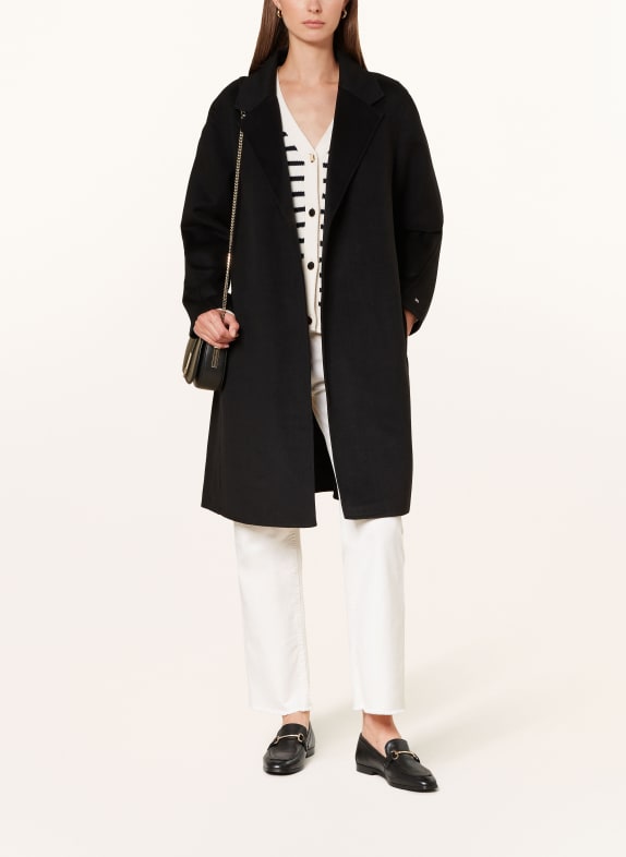 TOMMY HILFIGER Coat BLACK