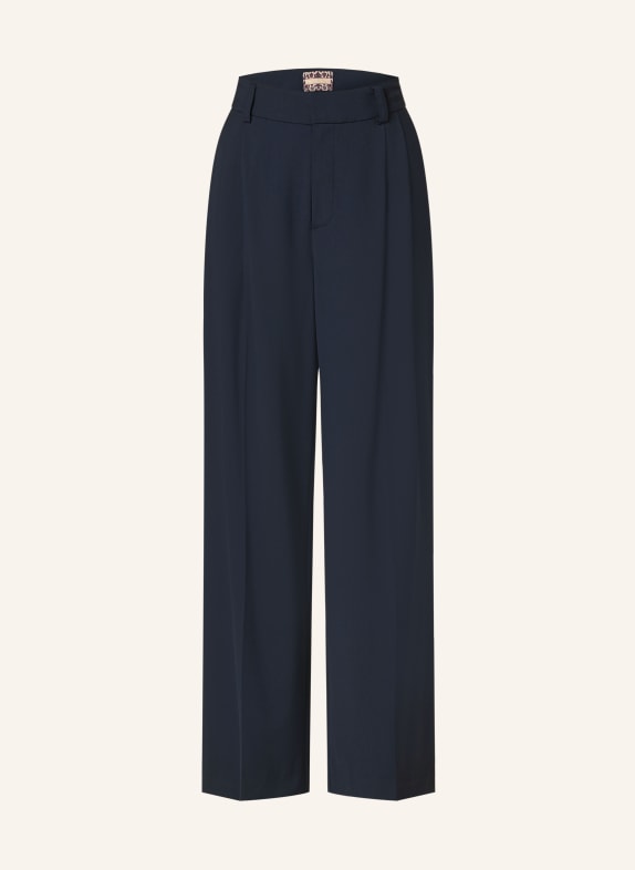 MOS MOSH Trousers MMKAY PIET DARK BLUE