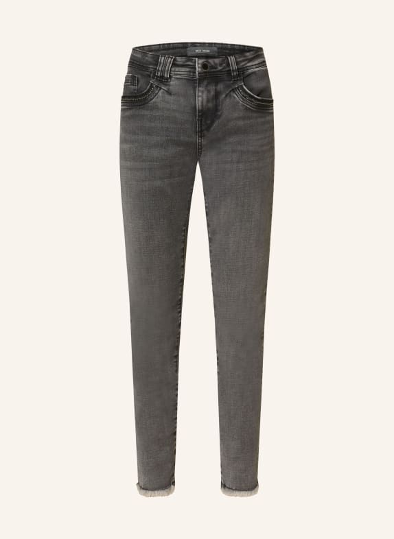 MOS MOSH Skinny Jeans MMSUMMER PERLA mit Nieten 850 GREY