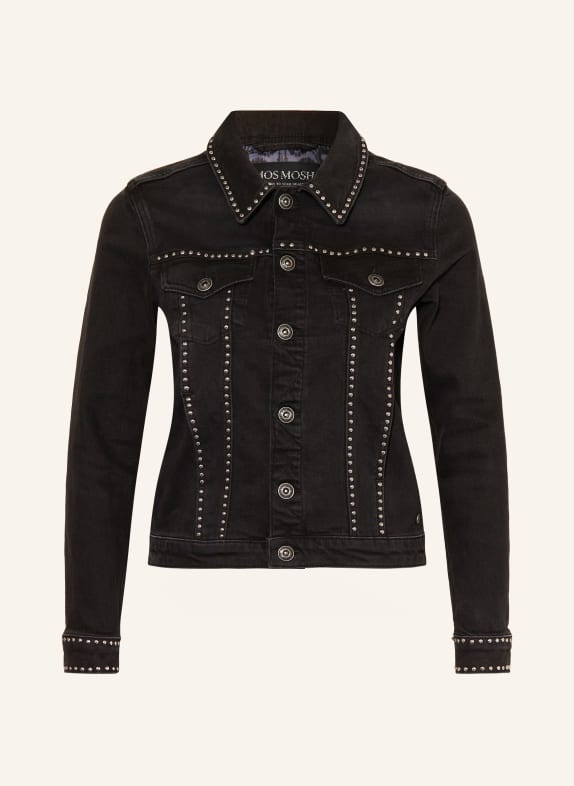 MOS MOSH Jeansjacke MMMARLY mit Nieten SCHWARZ