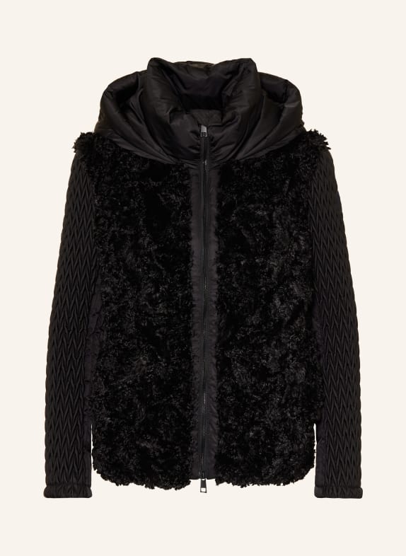 MILESTONE Jacke MSCOLIBRI mit Kunstfell SCHWARZ