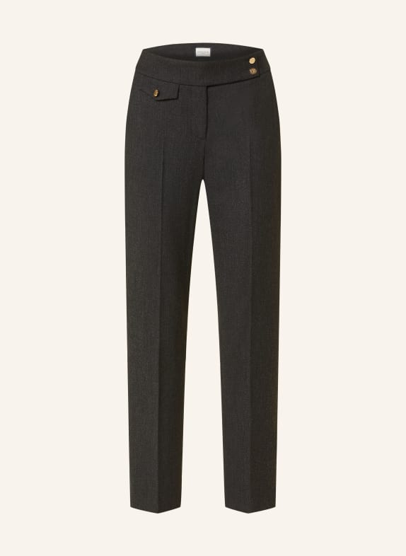 SEDUCTIVE Bootcut-Hose INEZ DUNKELGRAU/ SCHWARZ