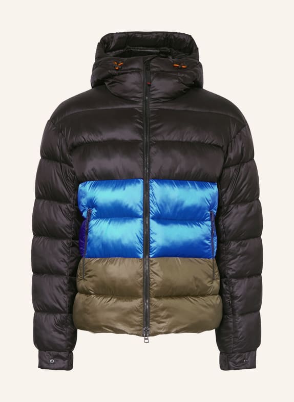FIRE+ICE Prošívaná bunda ALONZO ČERNÁ/ MODRÁ/ KHAKI