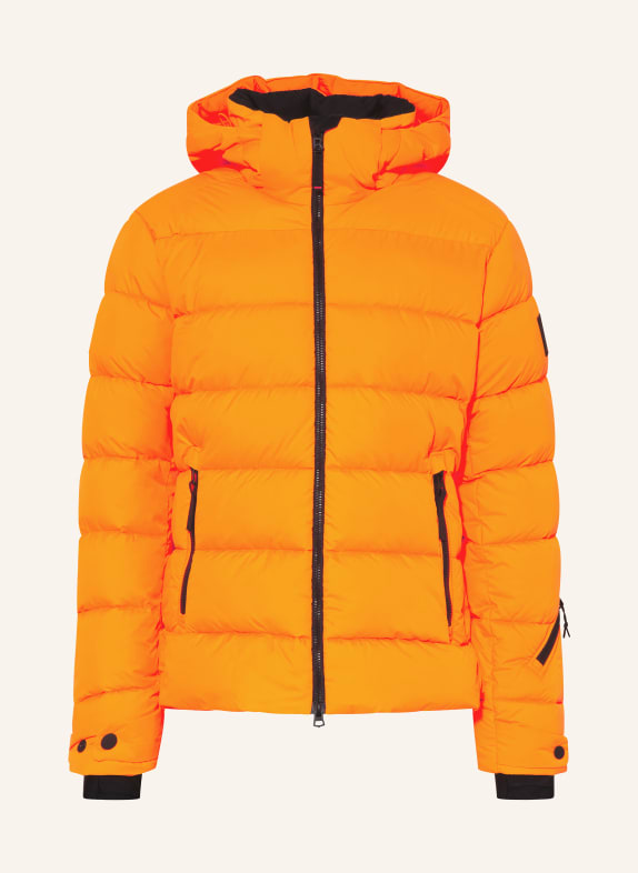 FIRE+ICE Prošívaná bunda LUKA2 NEONOVĚ ORANŽOVÁ