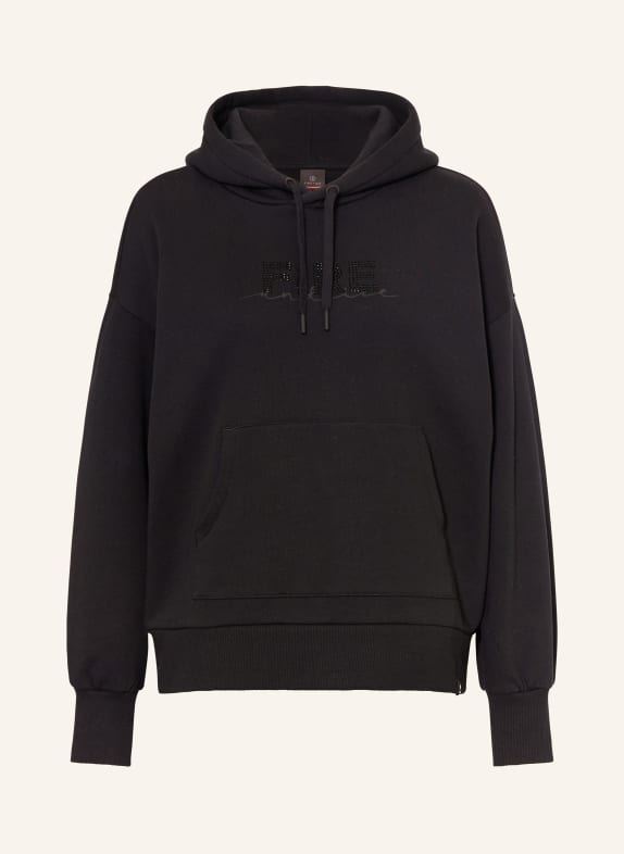 FIRE+ICE Hoodie NELLY with decorative gems BLACK