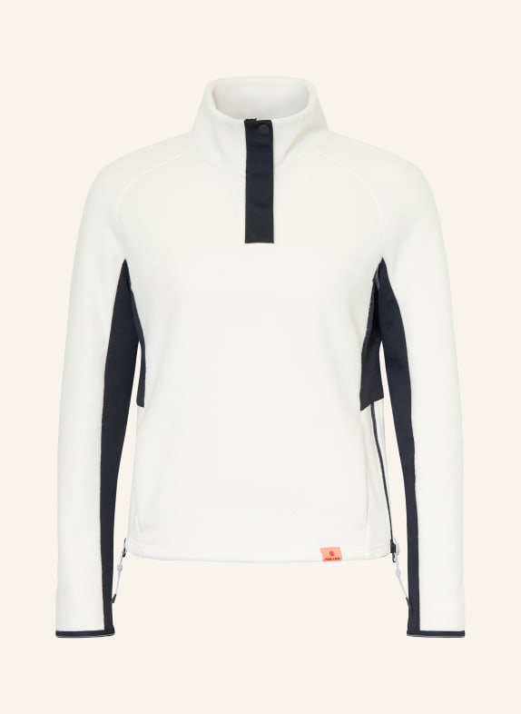 FIRE+ICE Fleece half-zip sweater LETTY WHITE
