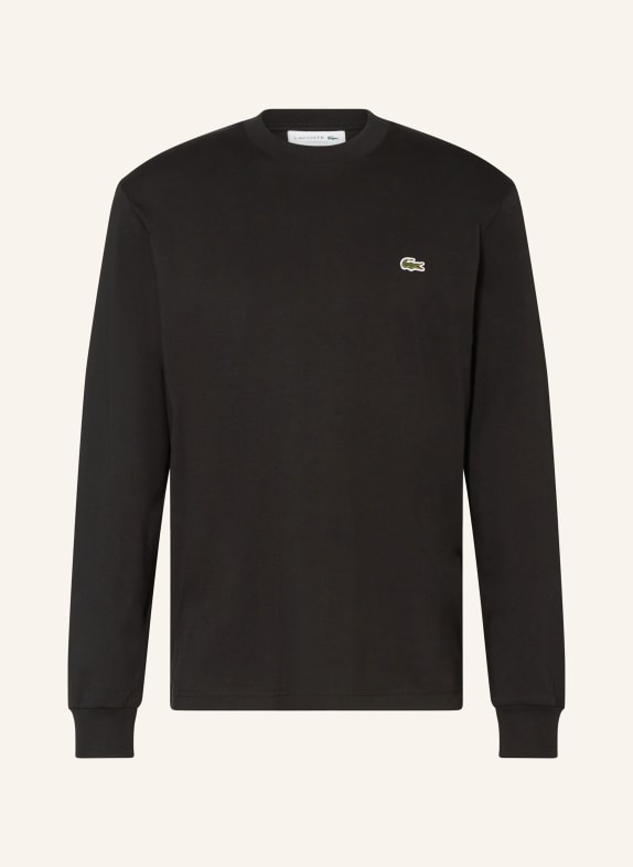 LACOSTE Longsleeve SCHWARZ