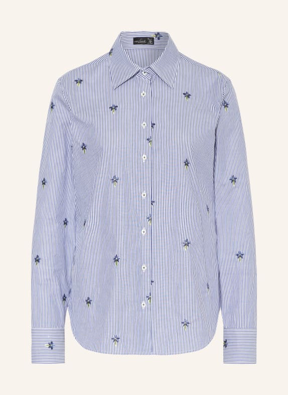 van Laack Shirt blouse CELLAI-O DARK BLUE/ WHITE/ LIGHT GREEN