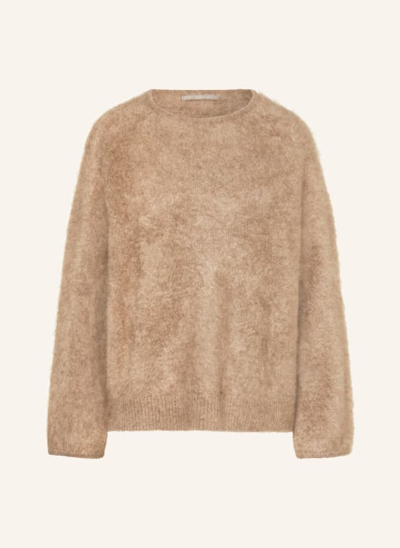 (THE MERCER) N.Y. Cropped-Pullover aus Cashmere BEIGE