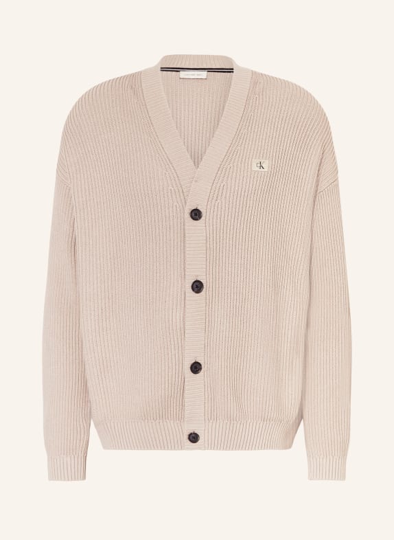 Calvin Klein Jeans Strickjacke BEIGE