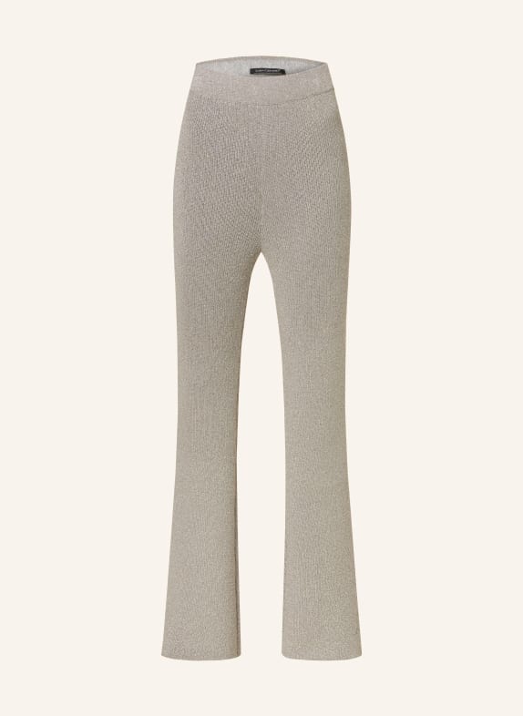 LUISA CERANO Strickhose mit Glitzergarn CREME/ WEISSGOLD