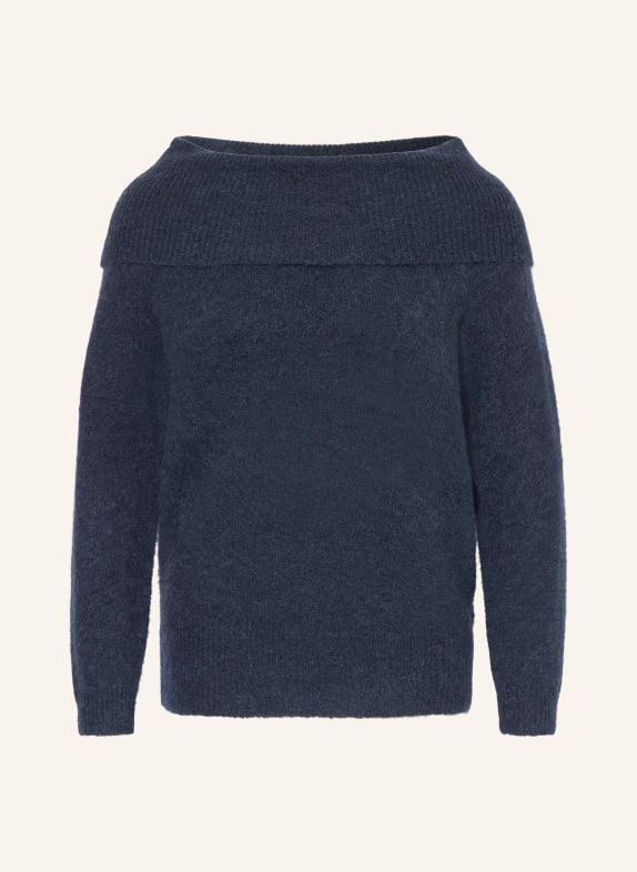 LUISA CERANO Pullover aus Alpaka DUNKELBLAU