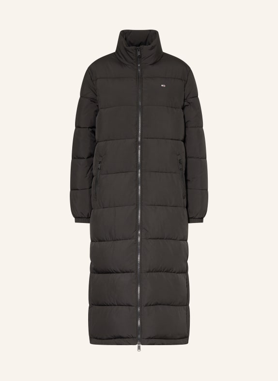 TOMMY JEANS Steppmantel SCHWARZ