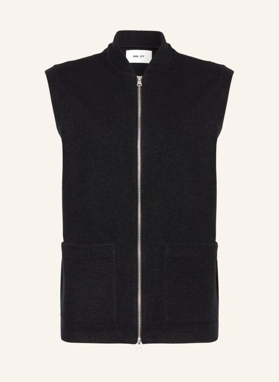 NN.07 Knit vest BLACK