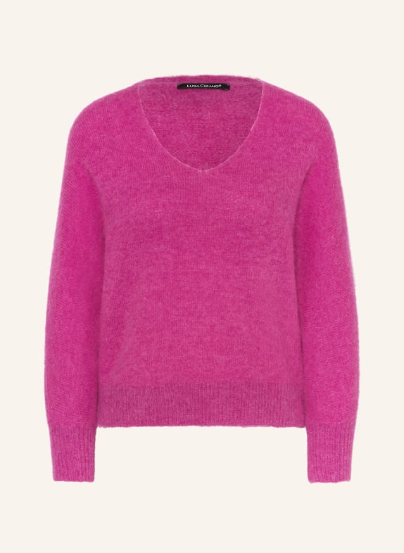 LUISA CERANO Alpaka-Pullover FUCHSIA