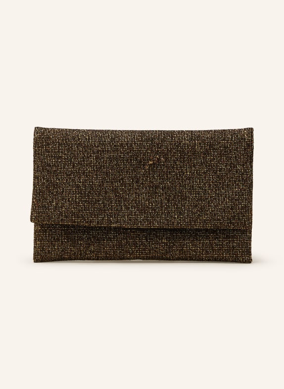 LUISA CERANO Clutch mit Glitzergarn GOLD/ SCHWARZ