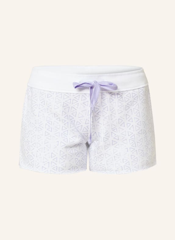 Juvia Sweat shorts LAURA WHITE/ LIGHT PURPLE