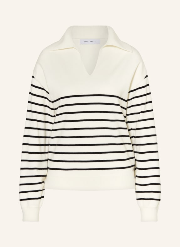RINO & PELLE Pullover ECRU/ SCHWARZ