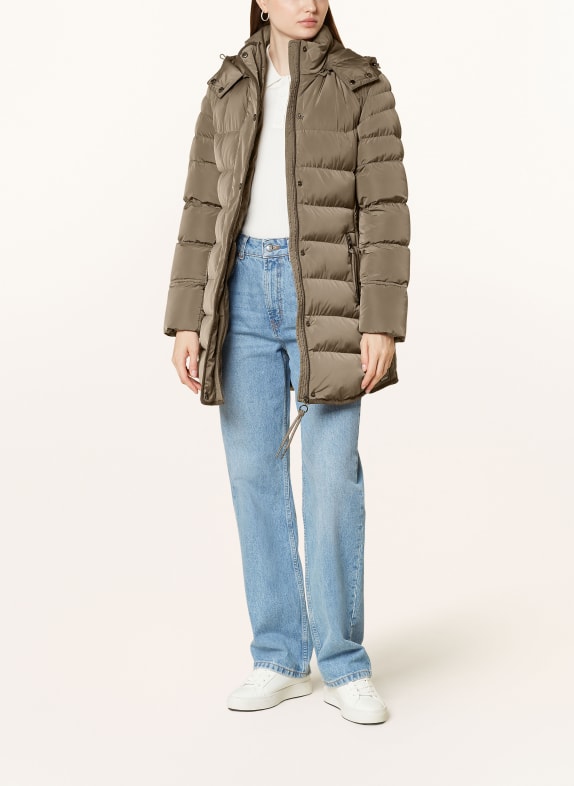 RINO & PELLE Steppmantel OLIV