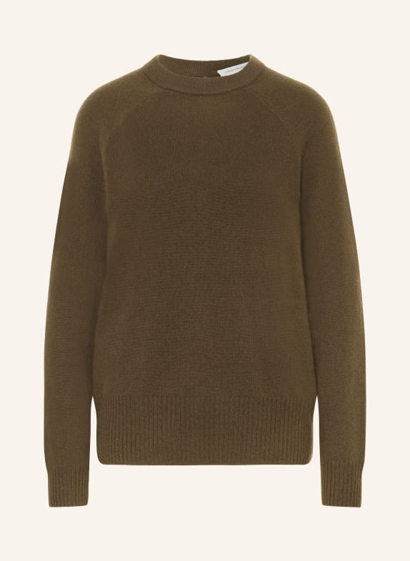 CHRISTOPHER ESBER Cashmere-Pullover MONUMENT OPEN TWIST mit Cut-outs KHAKI