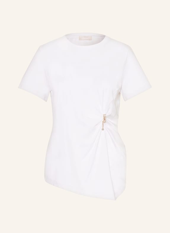 LIU JO Shirt blouse in mixed materials WHITE