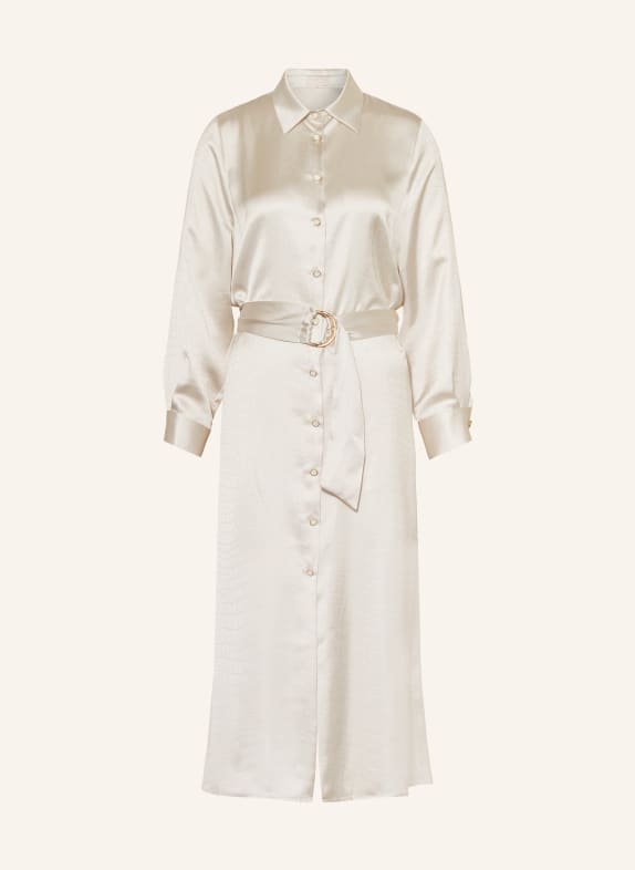 LIU JO Shirt dress in satin CREAM