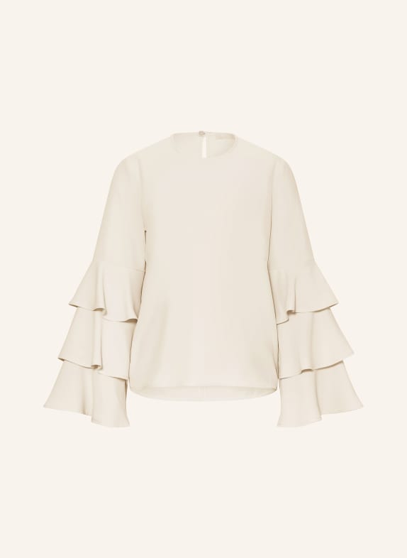 LIU JO Blusenshirt mit Volants CREME