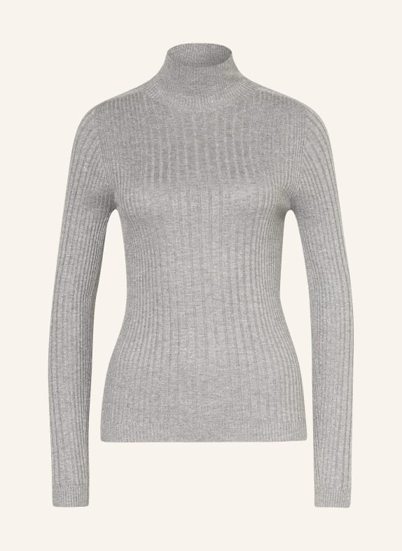 PESERICO Sweater with glitter thread GRAY