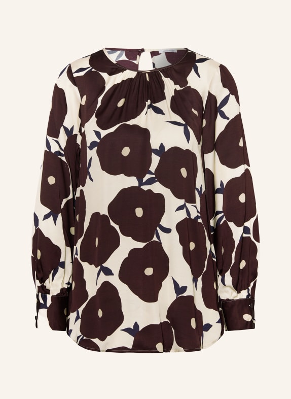 seidensticker Shirt casual fit DARK PURPLE/ CREAM/ DARK BLUE