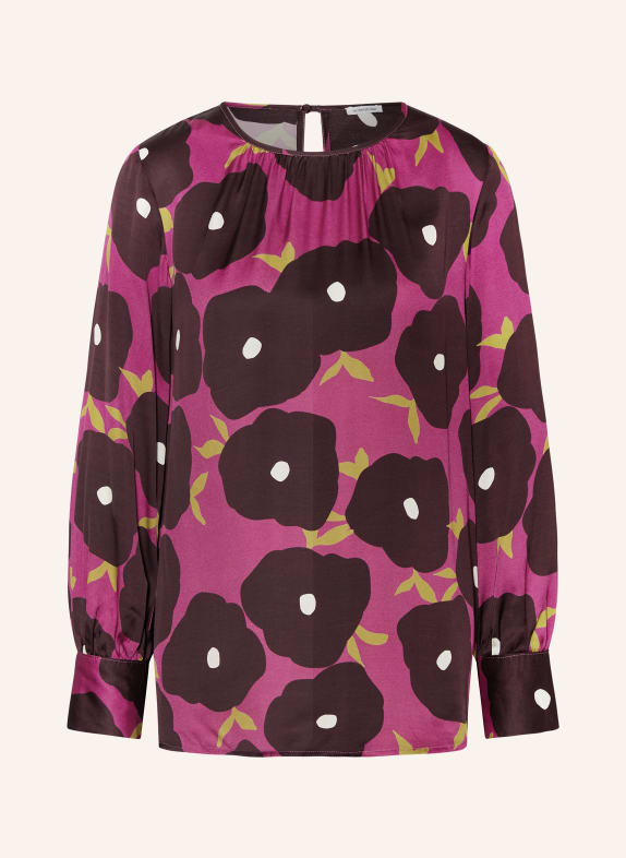 seidensticker Shirt casual fit FUCHSIA/ DARK PURPLE/ DARK YELLOW