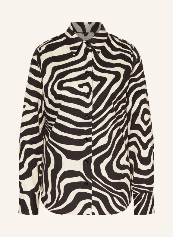 seidensticker Shirt blouse BLACK/ CREAM