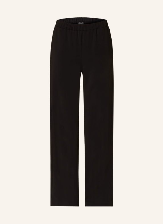seidensticker Wide leg trousers BLACK