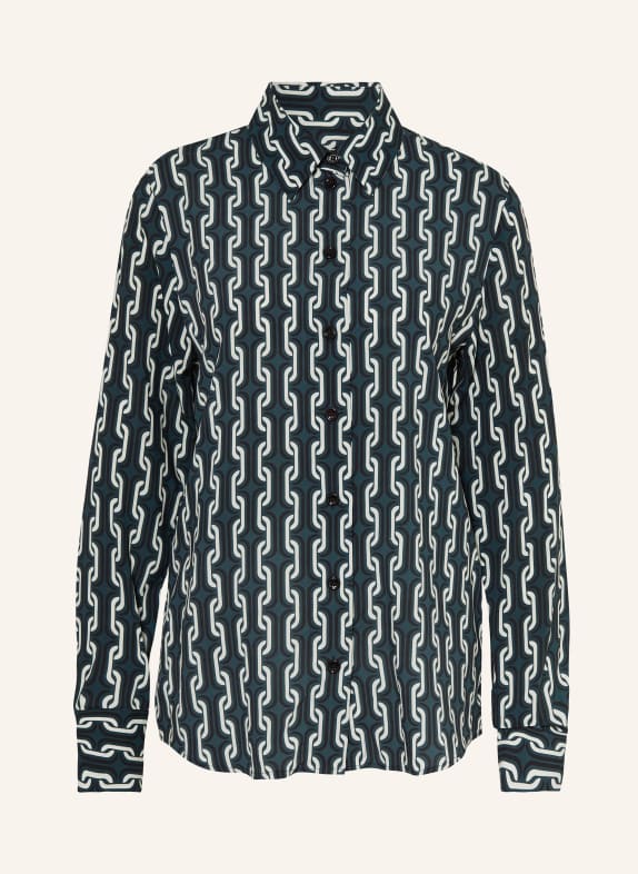 seidensticker Shirt blouse TEAL/ ECRU/ BLACK