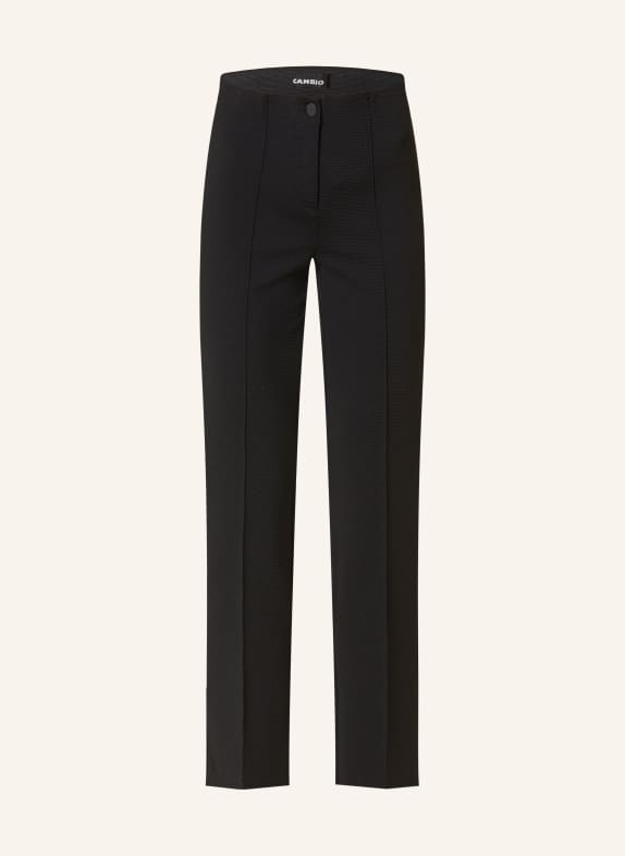 CAMBIO Bootcut trousers ROS BLACK