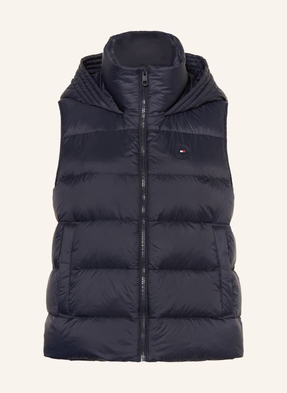 TOMMY HILFIGER Down vest DARK BLUE