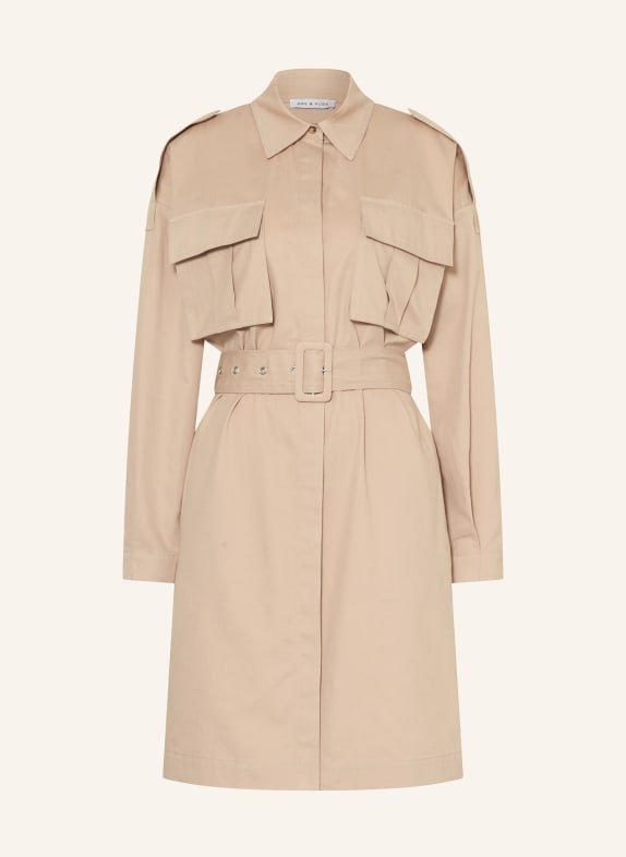 MRS & HUGS Shirt dress BEIGE