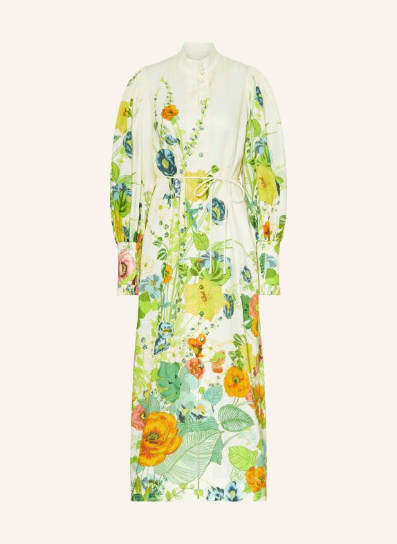 ALÉMAIS POLO RALPH LAUREN Wrap dress LIGHT YELLOW/ LIGHT GREEN/ LIGHT BLUE