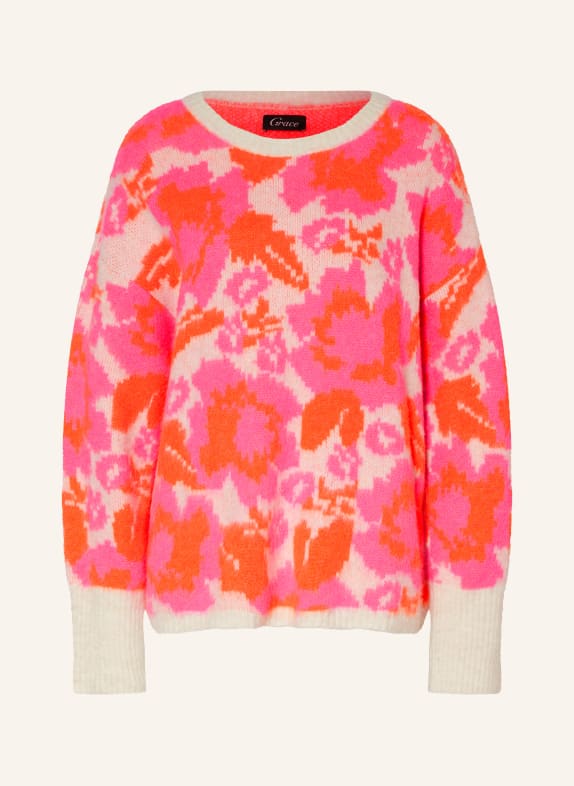 Grace Pullover NEONPINK/ NEONORANGE/ CREME