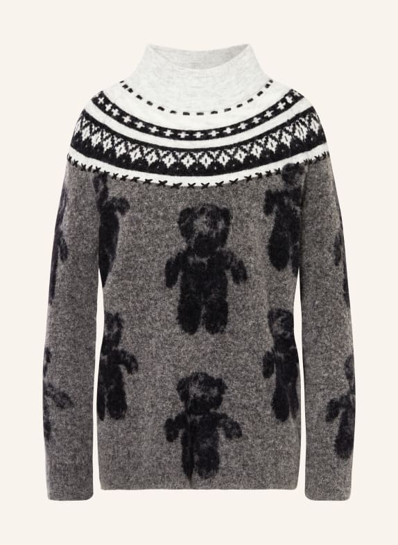Grace Pullover DUNKELGRAU/ HELLGRAU/ SCHWARZ