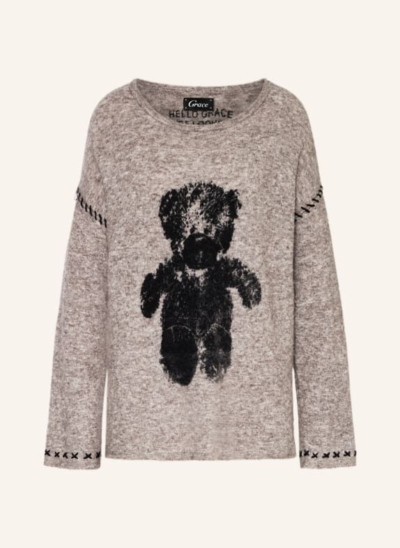Grace Pullover TAUPE/ SCHWARZ