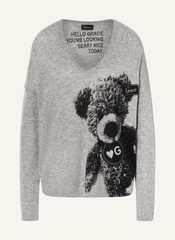 Grace Pullover GRAU/ SCHWARZ