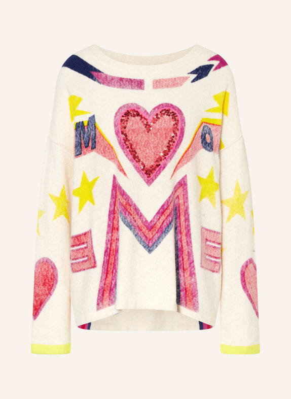 Grace Pullover CREME/ PINK/ BLAU