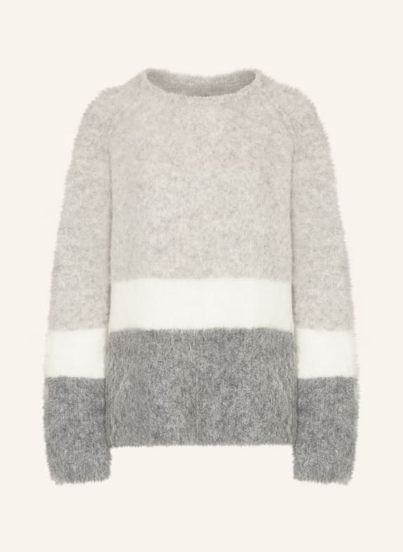 Grace Alpaka-Pullover HELLGRAU/ GRAU