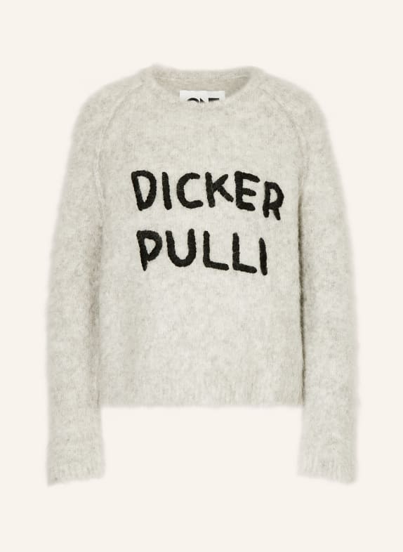Grace Alpaka-Pullover HELLGRAU
