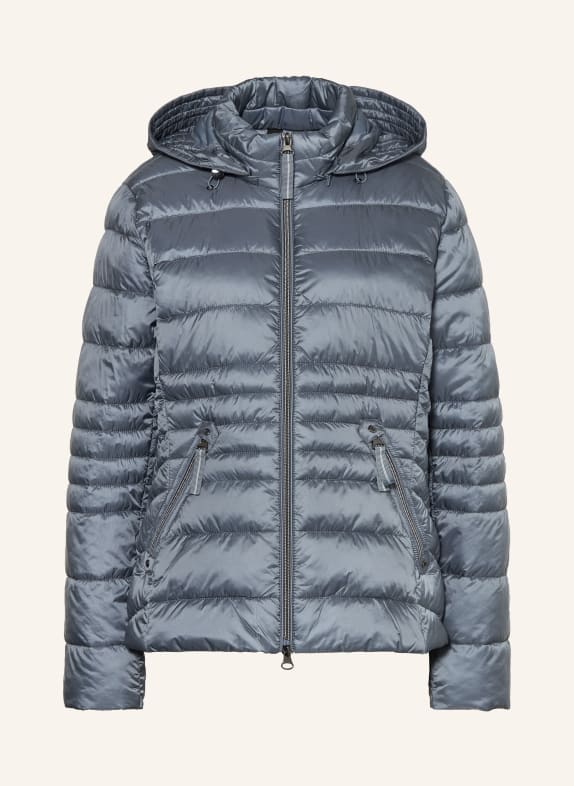 Betty Barclay Quilted jacket with detachable hood GRAY