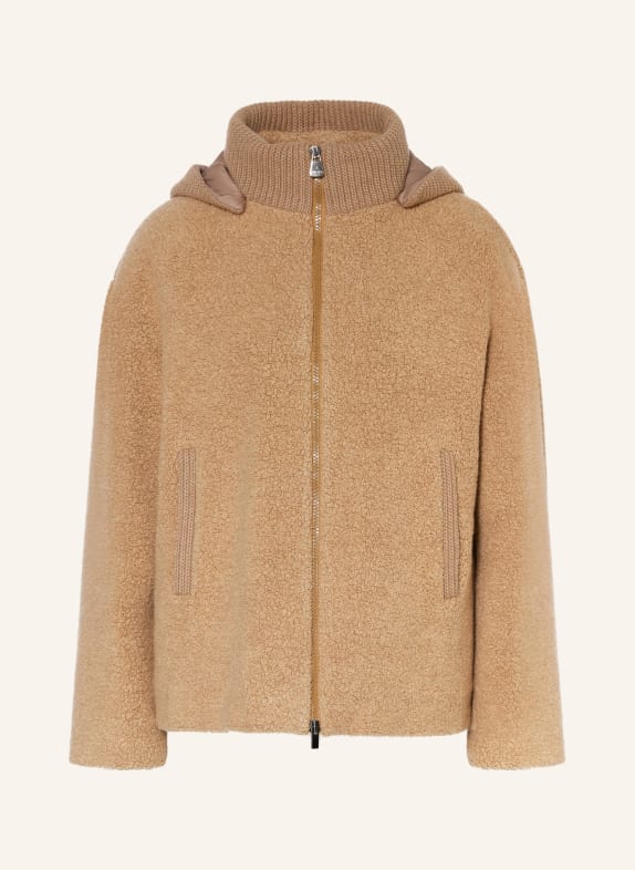 ICONS CINZIA ROCCA Teddyfell-Jacke CAMEL
